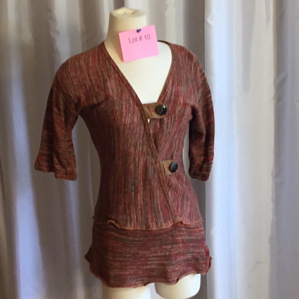 TRIBE bohemian top in size small